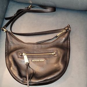 Black Leather Michael Kors Purse